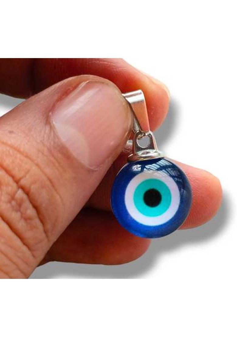 Malas Collection Evil Eye Pendant Necklace for Men, Women, Girls Crystal Locket - Indya