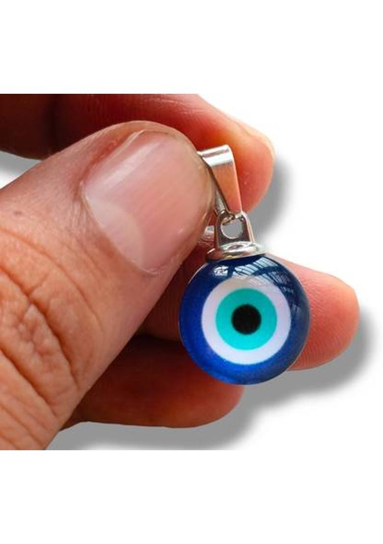 Malas Collection Evil Eye Pendant Necklace for Men, Women, Girls Alloy Locket - Indya
