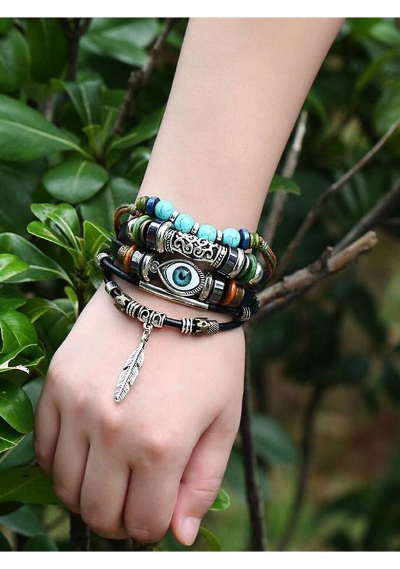 Metal, Stainless Steel Sterling Silver Bracelet - Indya