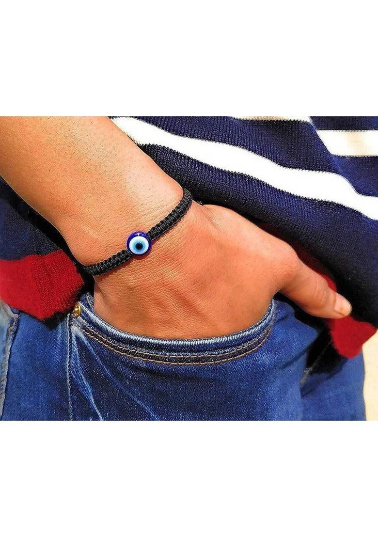 Fabric, Dori, Evil Eye Bracelet&nbsp;&nbsp;(Pack of 2) - Indya