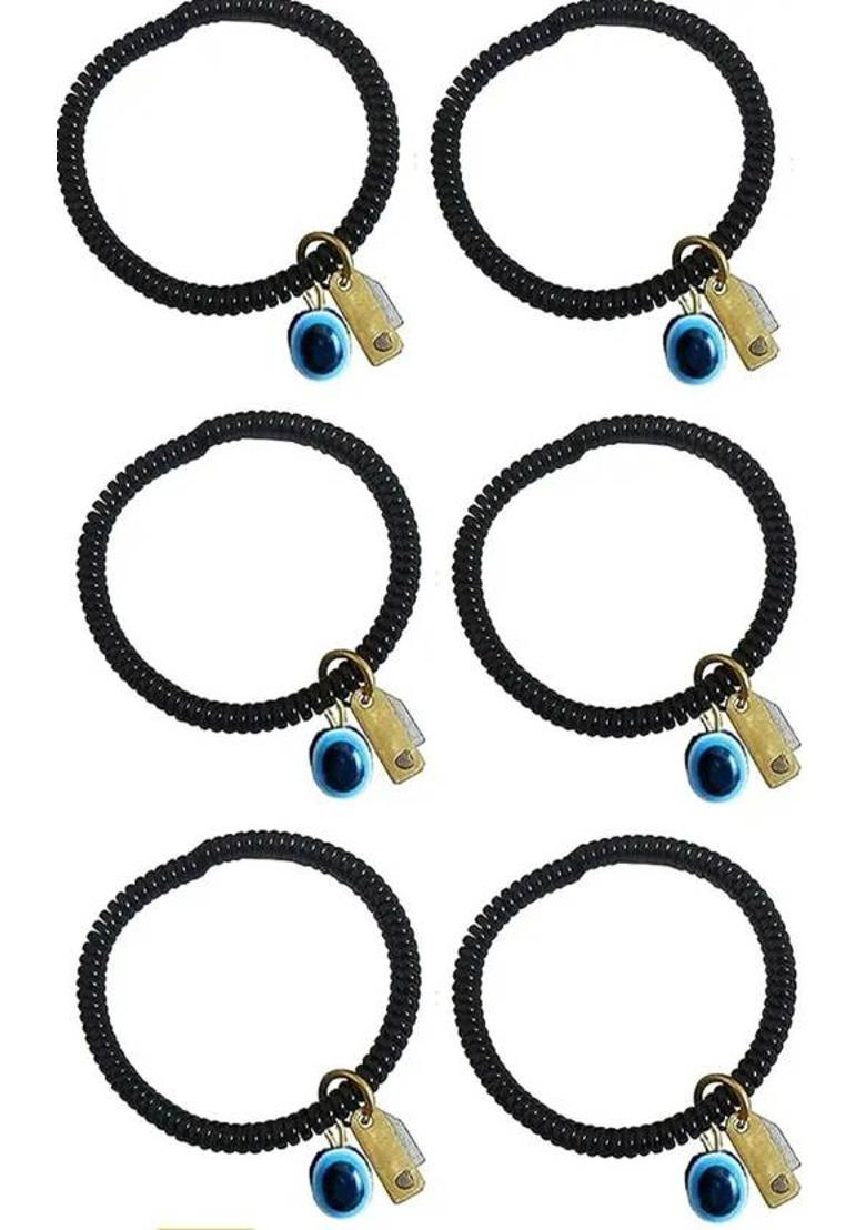 Dori, Plastic, Evil Eye Bracelet&nbsp;&nbsp;(Pack of 6) - Indya