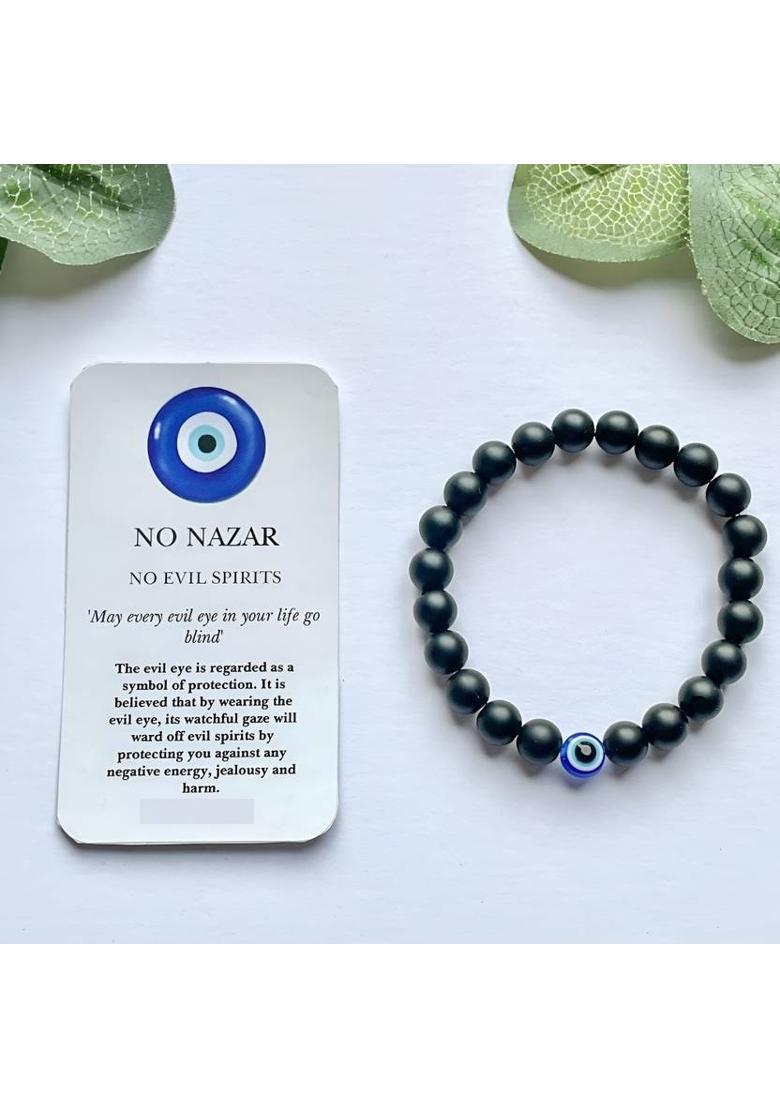 Evil Eye Beads Bracelet&nbsp;&nbsp;(Pack of 2) - Indya