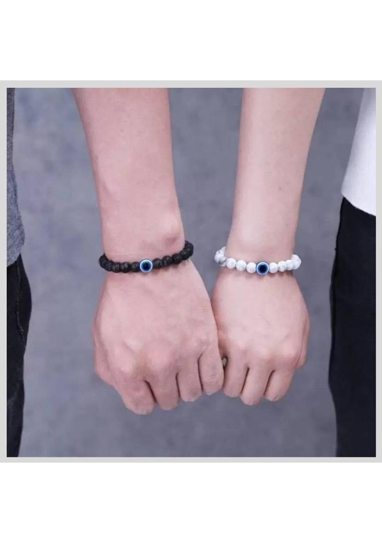 Stone, Crystal, Alloy Beads Bracelet - Indya