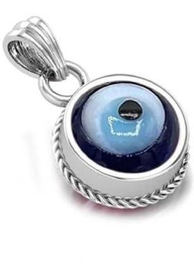 APSLOOSE 9.25 Ratti 8.50 Crt Original Turkish Nazariya Natural Blue Evil Eye Pendants Silver Brass Locket