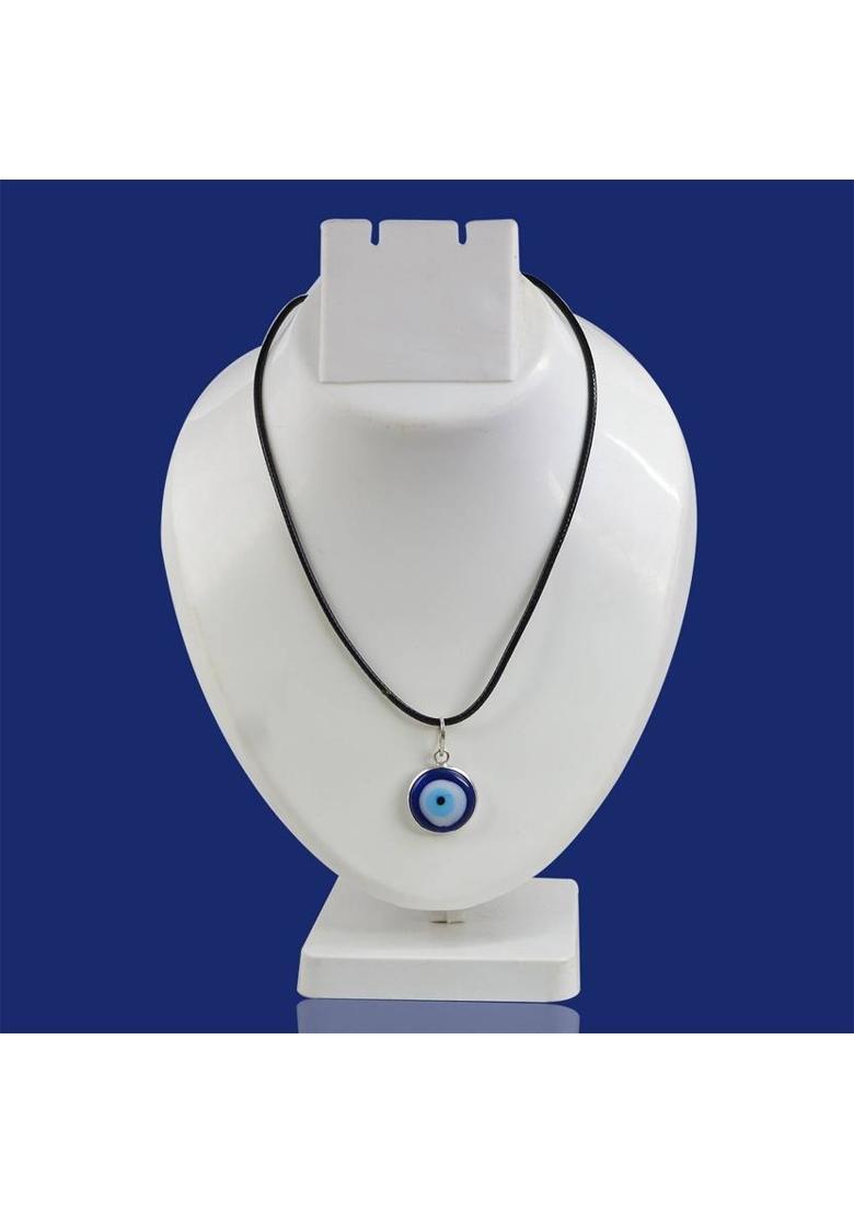 REIKI CRYSTAL PRODUCTS Blue Turkish Evil Eye Pendant 20mm Crystal Pendant - Indya