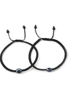EVIL EYE ANKLET EGG SHAPE FOR GIRL & WOMAN Fabric Anklet&nbsp;&nbsp;(Pack of 2)