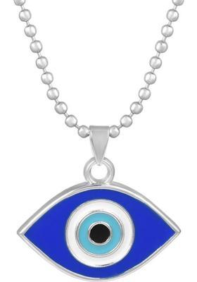 MissMister Stainless Steel Evil Eye pendant Good luck Men Women (PCMC4961) Silver Stainless Steel Pendant