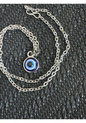Whitechimes EVIL EYE PENDENT FOR GIRLS AND WOMEN Metal, Brass, Alloy, Crystal, Ceramic Locket Set