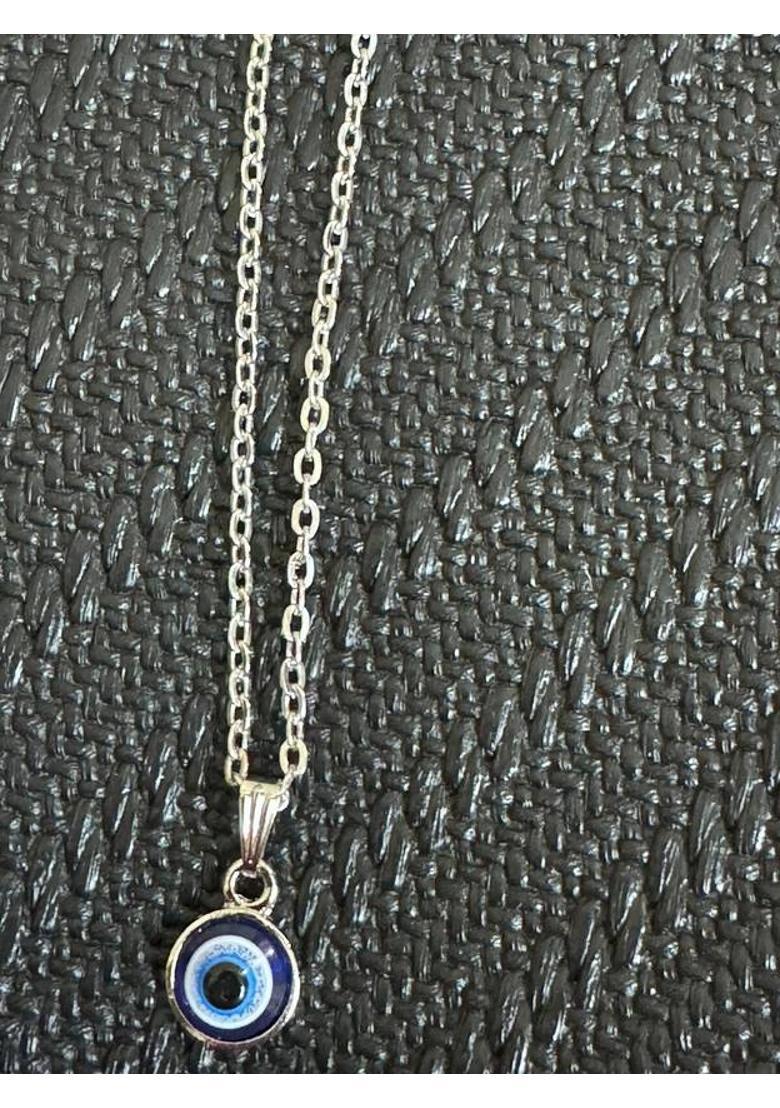 Whitechimes EVIL EYE PENDENT FOR GIRLS AND WOMEN Metal, Brass, Alloy, Crystal, Ceramic Locket Set - Indya