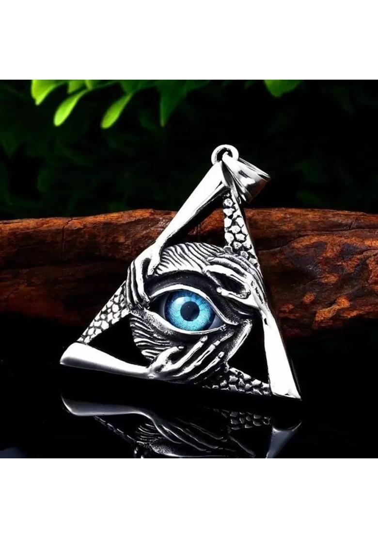 Stainless Steel Silver Blue, Silver Jewel Set&nbsp;&nbsp;(Pack of 2) - Indya