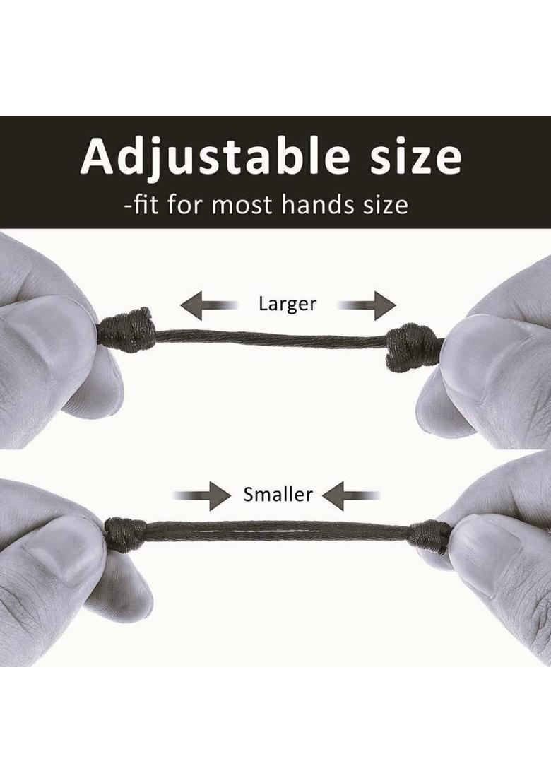 SUSVIJ Nazar Dhaga Anklet For Evil Eye & Good Luck,for Success for Men, Women Fabric Anklet&nbsp;&nbsp;(Pack of 6) - Indya