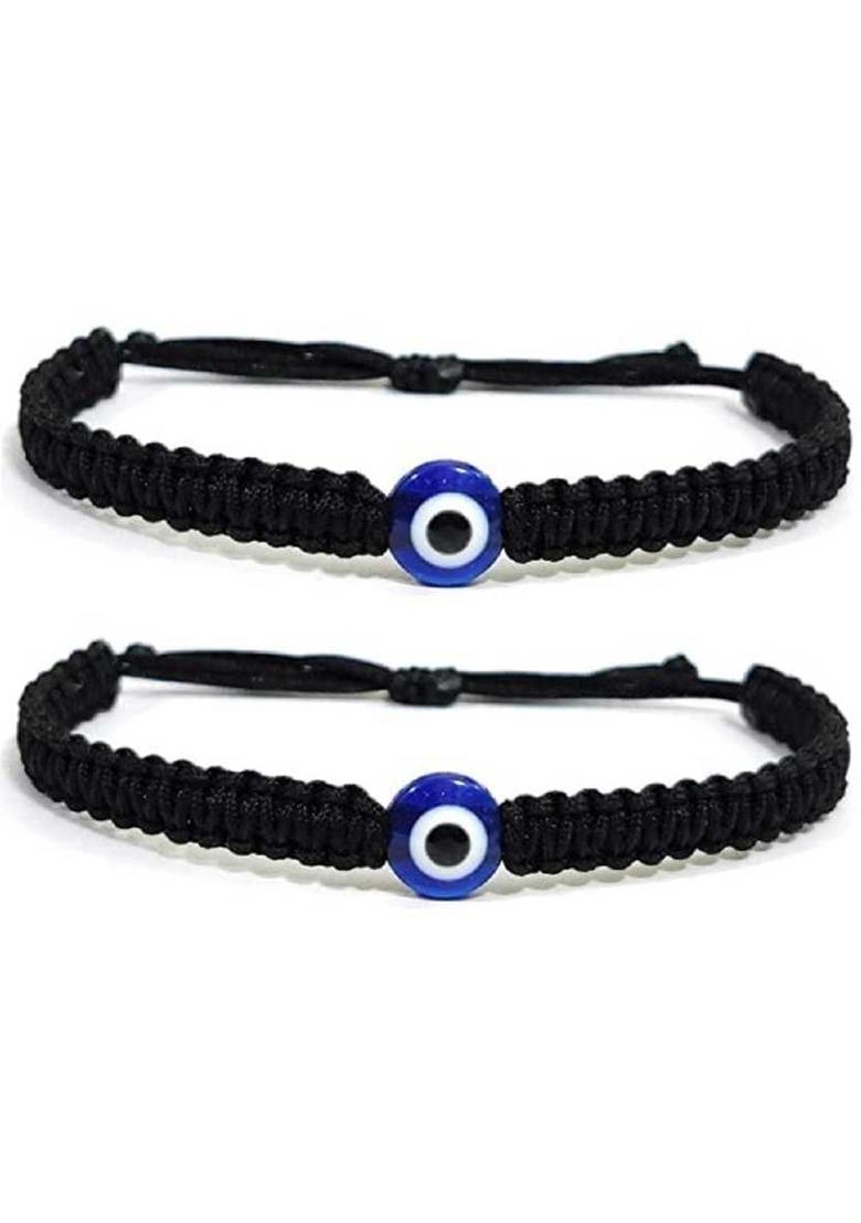 Fabric Zircon Bracelet&nbsp;&nbsp;(Pack of 2) - Indya