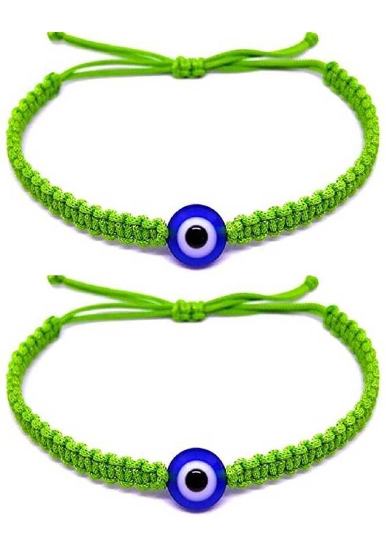 Fabric Zircon Bracelet&nbsp;&nbsp;(Pack of 2) - Indya