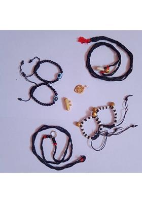 Brass, Mother of Pearl, Dori Beads Armlet Set&nbsp;&nbsp;(Pack of 8)