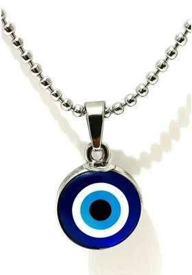 ShivShakti Bazzar Evil Eye Protection Pendant Rhodium Alloy Pendant Set