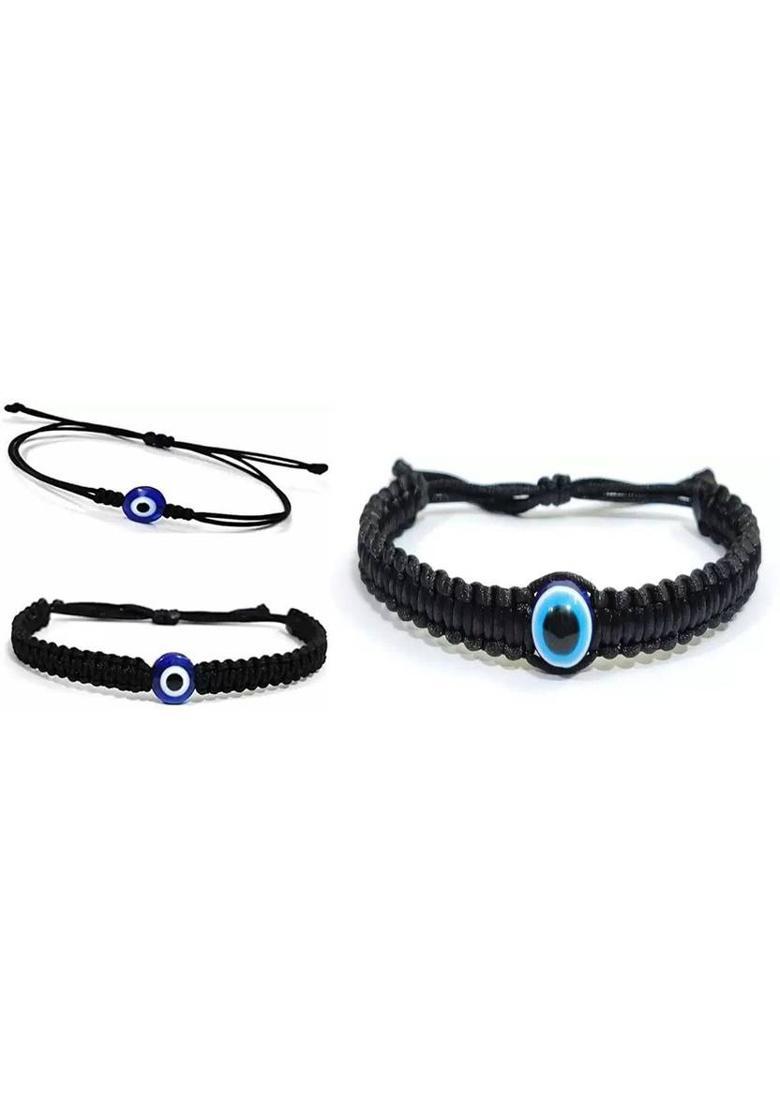 Fabric Bracelet Set&nbsp;&nbsp;(Pack of 3) - Indya