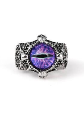 Dragons Eye Ring, Devil Eye Ring, Eye Ring, Evil Eye Ring Adjustable Unisex Ring Stainless Steel Silver Plated Ring