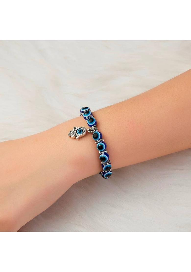 Alloy Beads Silver Bracelet - Indya