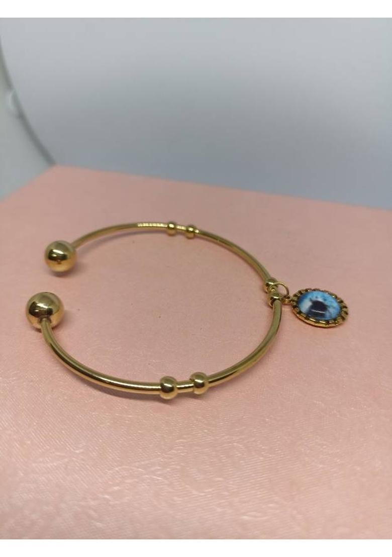 Evil Eye Gold-plated Bracelet - Indya