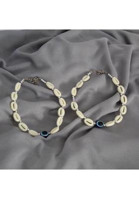 Evil Eye Anklet ( kodi anklet) Alloy Anklet&nbsp;&nbsp;(Pack of 2)