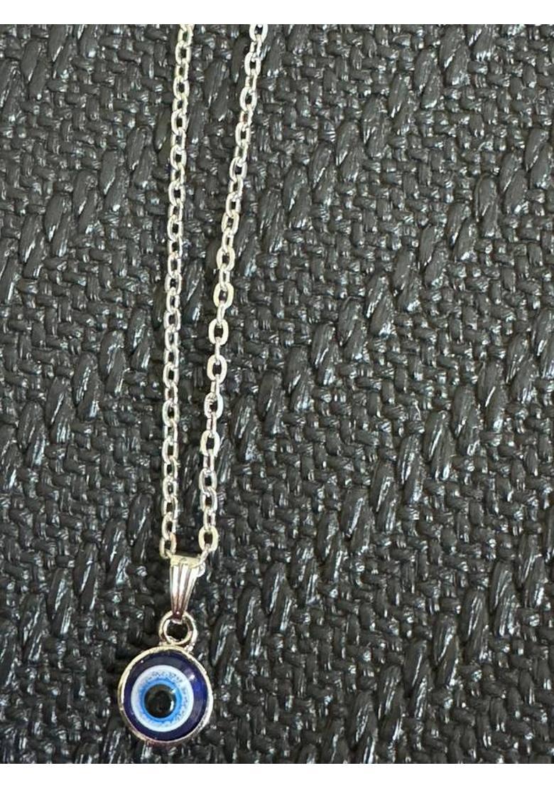 ricky collections Blue Evil Eye with Silver Chain Alloy - Indya