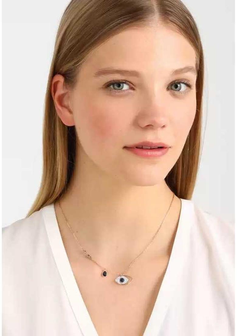 Gold-plated Plated Alloy Chain Gold-plated Plated Alloy Necklace Set - Indya