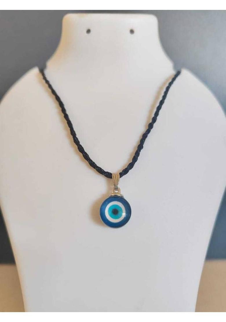 SUKHAD Evil Eye Pendant Necklace for Men, Women, Girls Crystal Locket Crystal Pendant Set - Indya
