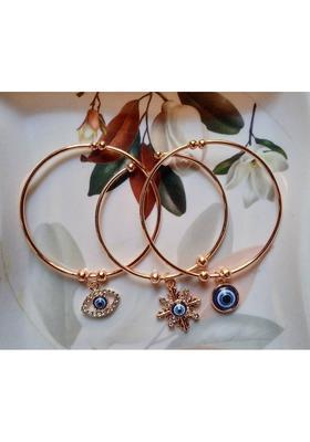 Alloy Beads Charm Bracelet&nbsp;&nbsp;(Pack of 3)