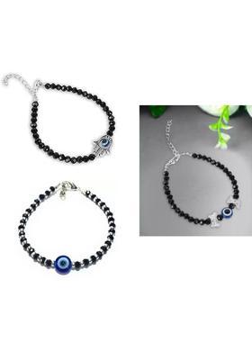 Alloy Pearl Silver Bracelet&nbsp;&nbsp;(Pack of 3)