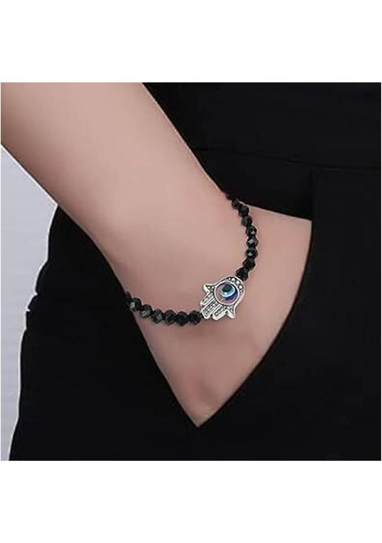 Alloy Pearl Silver Bracelet&nbsp;&nbsp;(Pack of 3) - Indya