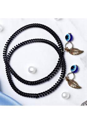 AjaraGems Expandable Evil Eye Charm Wired Bracelet Plastic Charm Set&nbsp;&nbsp;(Pack of 2)