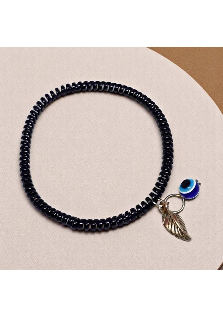 AjaraGems Expandable Evil Eye Charm Wired Bracelet Plastic Charm Set&nbsp;&nbsp;(Pack of 2) - Indya