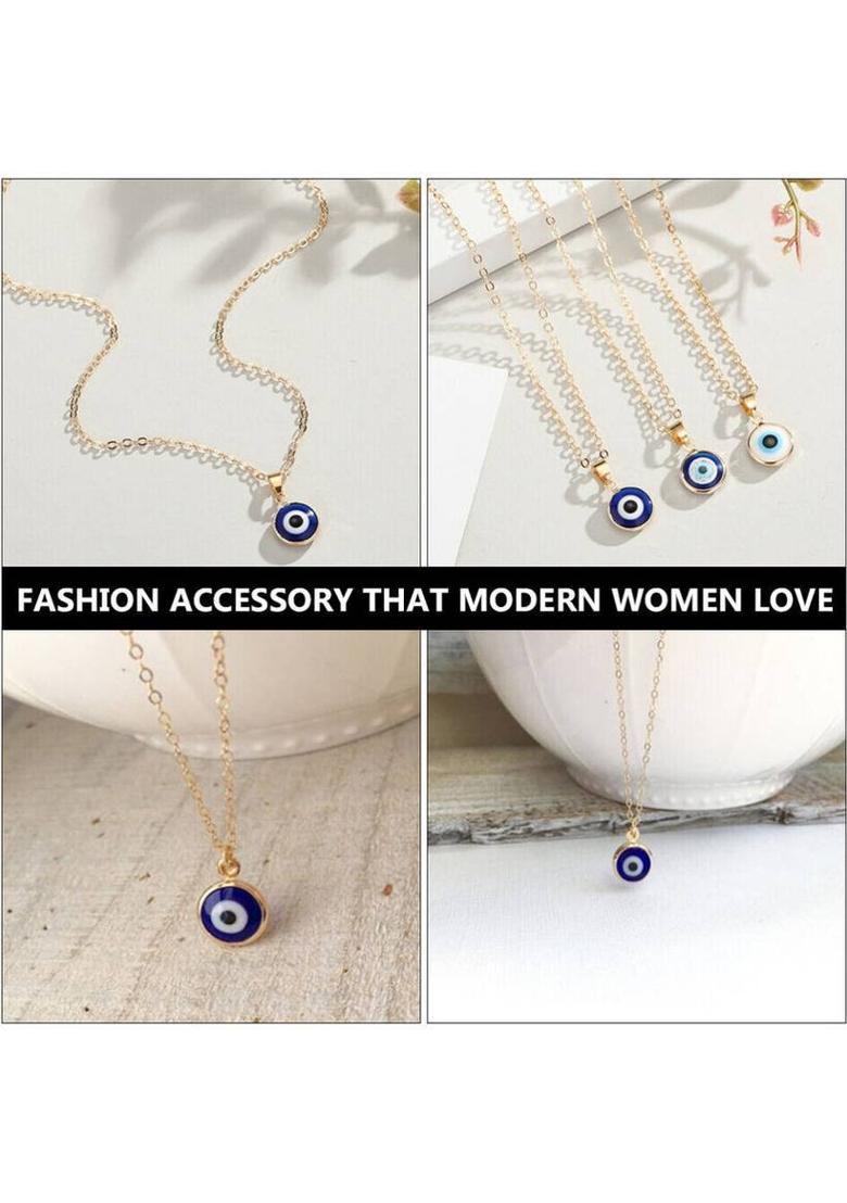 TODANI JEMS Evil Eye Pendant for Girl and Women, Stylish Daily/Partywear Locket Gold-plated Stainless Steel Pendant - Indya