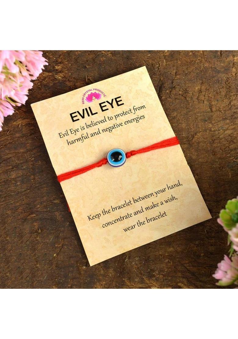 Stone, Dori, Evil Eye Beads, Agate, Crystal Bracelet Set&nbsp;&nbsp;(Pack of 2) - Indya