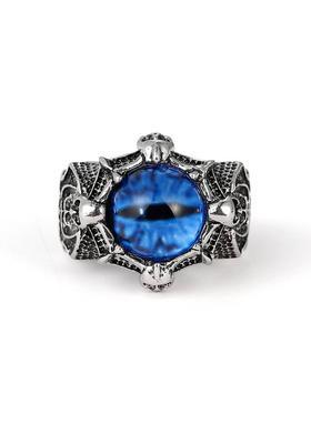 Dragons Eye Ring, Devil Eye Ring, Eye Ring, Evil Eye Ring Adjustable Unisex Ring Stainless Steel Silver Plated Ring