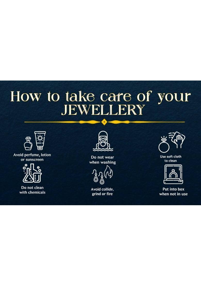 Stainless Steel Cubic Zirconia Gold-plated Bracelet - Indya