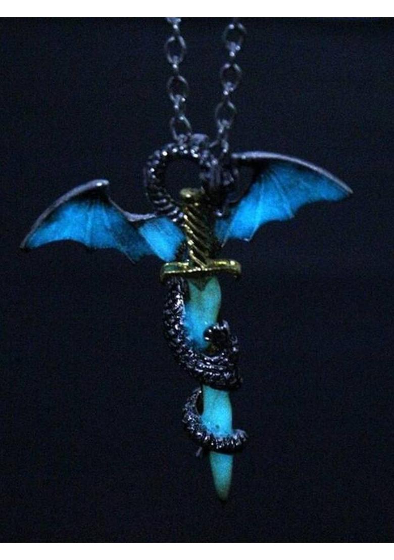 salaar Star Design illuminati Devil Eye Blue Color Gothic Stylish Evil Eye Pendant Silver Cubic Zirconia Stainless Steel Pendant Set - Indya