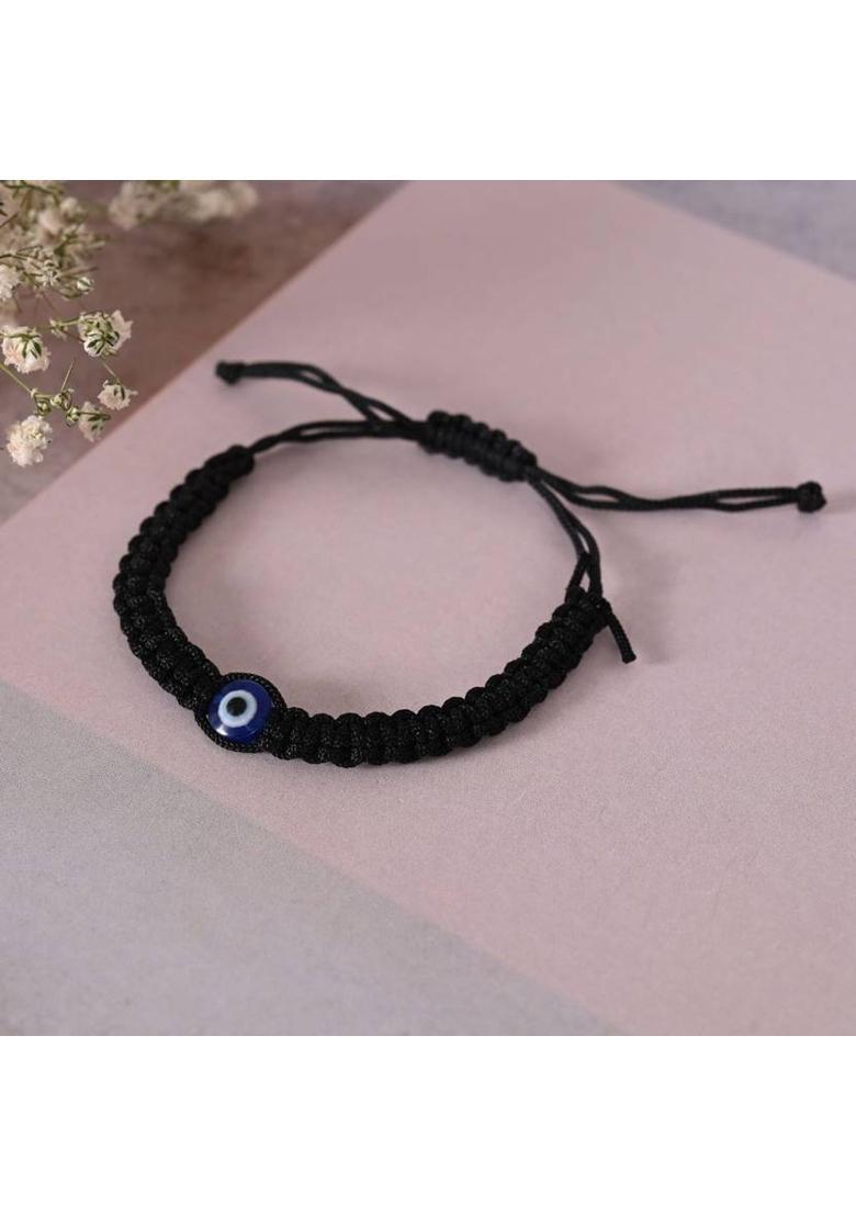 Fabric, Dori, Evil Eye Beads Bracelet - Indya