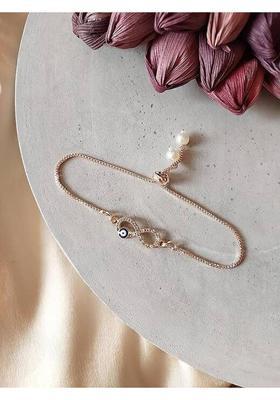 Brass Diamond Gold-plated Bracelet