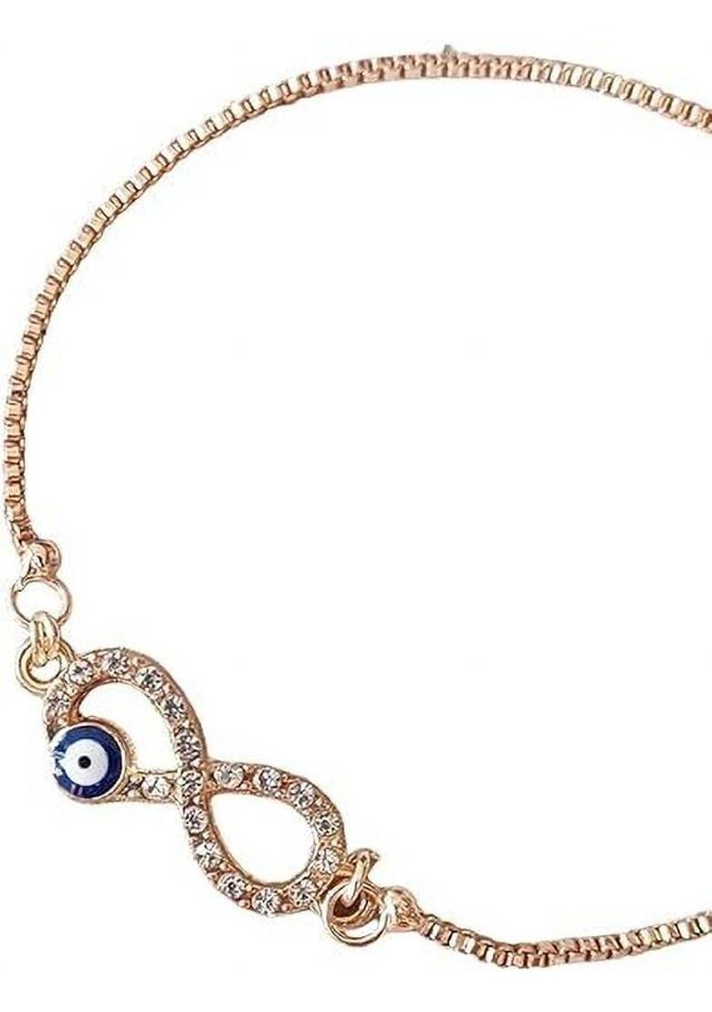 Brass Diamond Gold-plated Bracelet - Indya