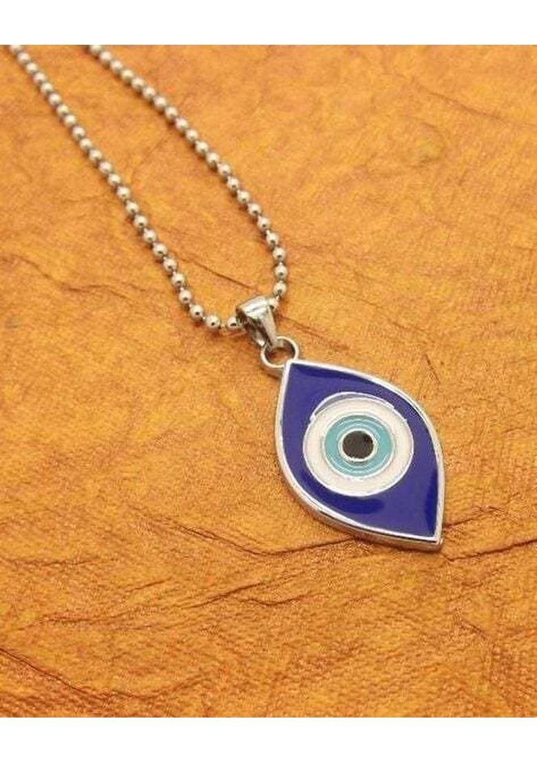 ROOTWAVE Stainless Steel Evil Eye pendant Good luck Men &Women Pendant Gold-plated Stainless Steel Pendant - Indya