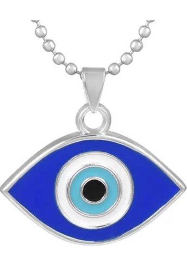 ROOTWAVE Stainless Steel Evil Eye pendant Good luck Men &Women Pendant Gold-plated Stainless Steel Pendant - Indya