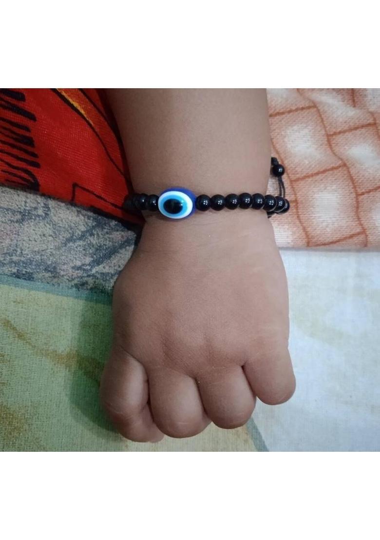 Fabric, Mother of Pearl, Crystal Crystal Armlet&nbsp;&nbsp;(Pack of 5) - Indya