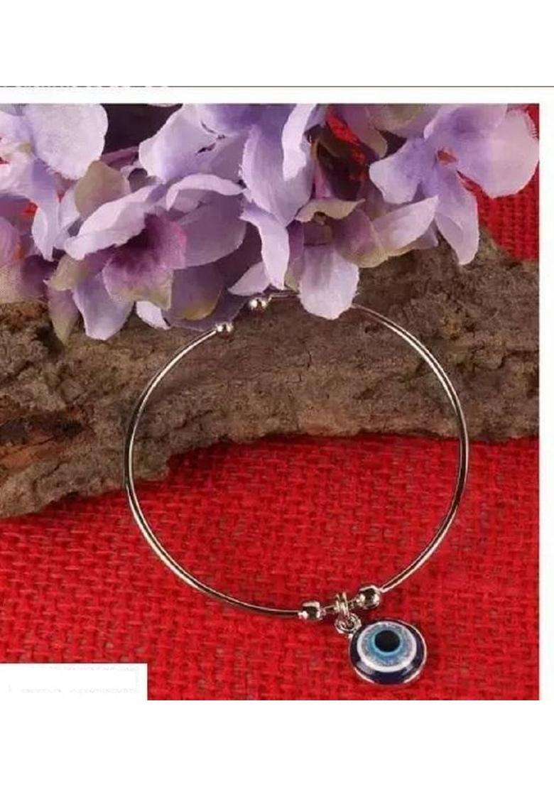 Stainless Steel Silver Coated Bracelet - Indya