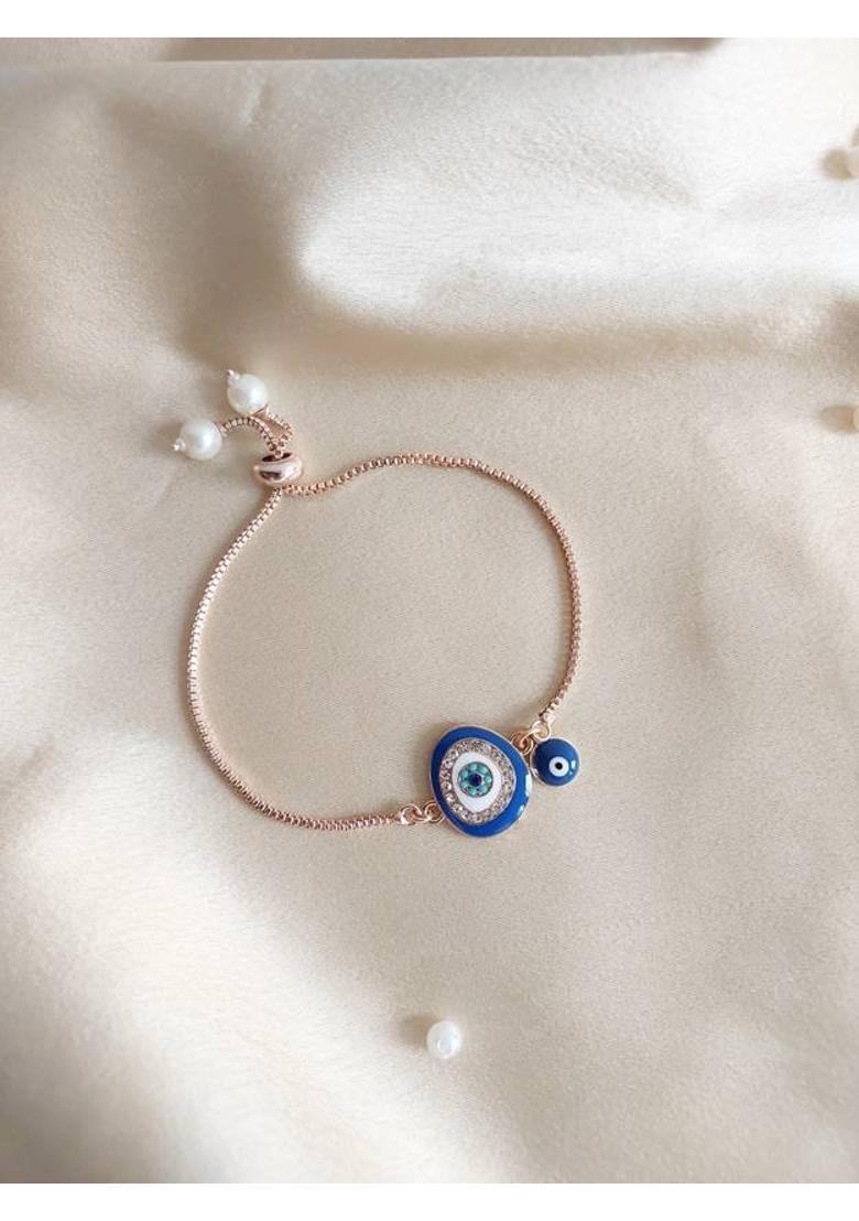 Alloy Gold-plated Charm Bracelet - Indya