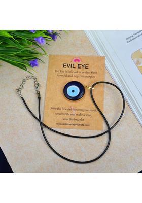 REIKI CRYSTAL PRODUCTS Blue Turkish Evil Eye Black Thread Pendant Crystal Crystal Pendant