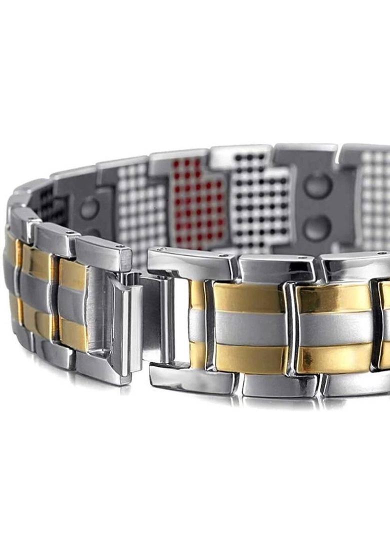 Stainless Steel Titanium Bracelet - Indya
