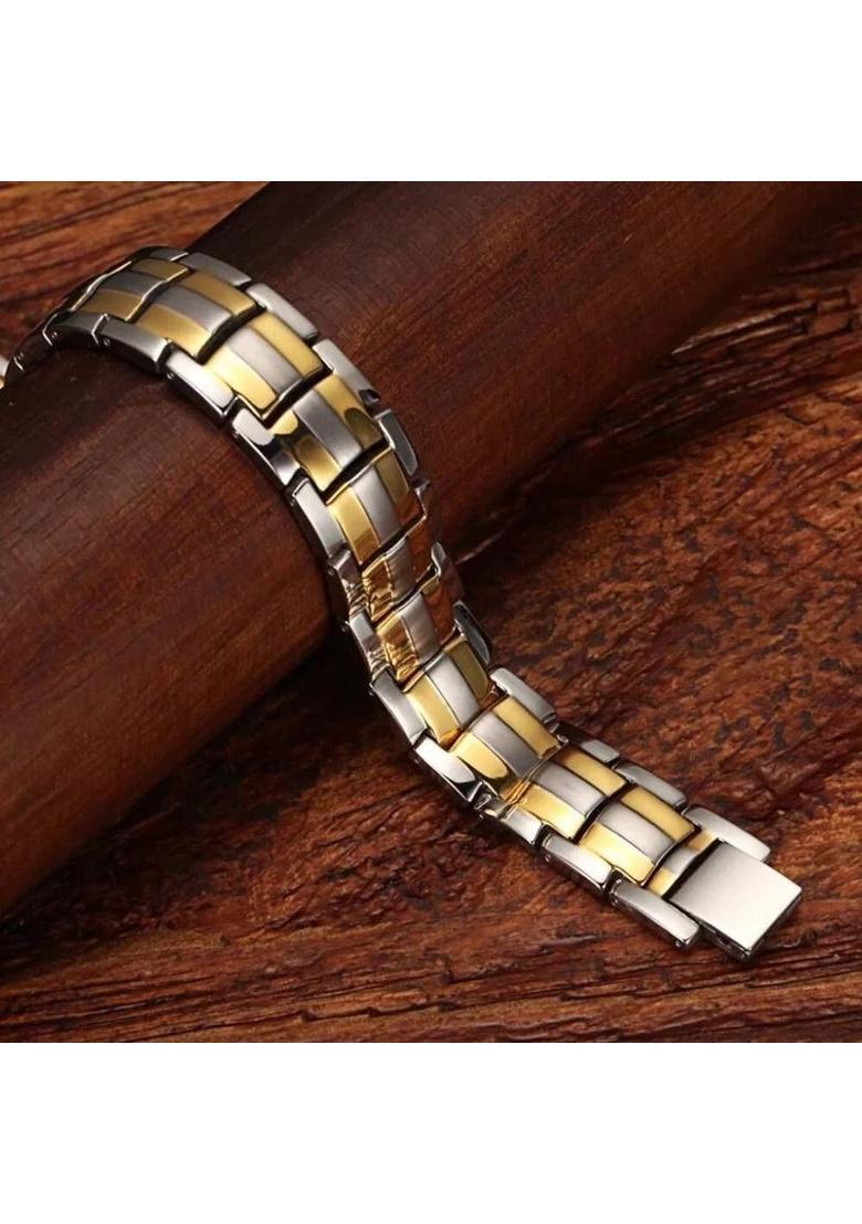 Stainless Steel Titanium Bracelet - Indya