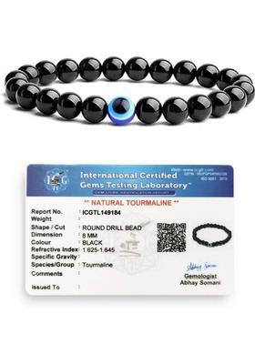 Crystal, Evil Eye, Black Obsidian Bracelet