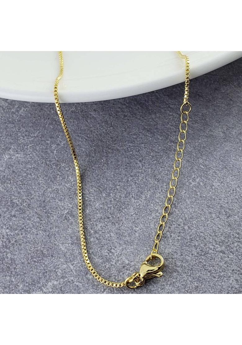 ZIVOM Evil Eye Gold-plated Cubic Zirconia Copper Pendant Set - Indya